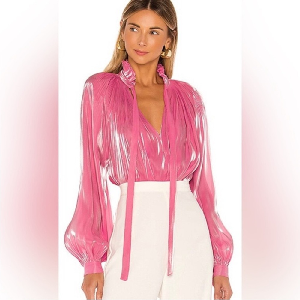 RHODE Shimmering Pink Blouse